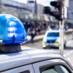 Blaulicht eines Polizei-Einsatzfahrzeugs